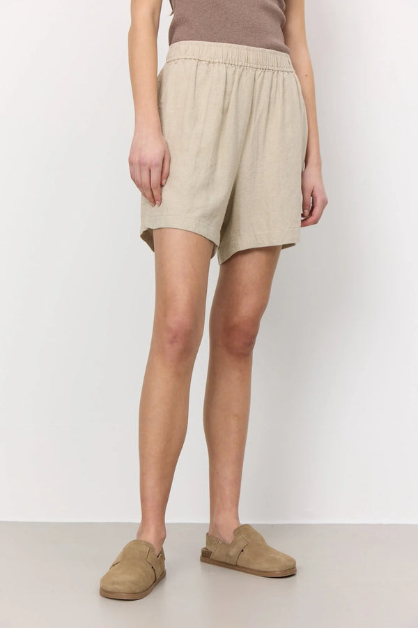 Levete Room linen shorts (sand)