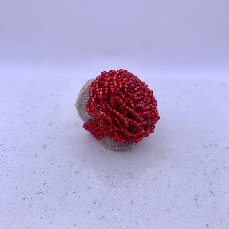 Beaded Handmade Statement Ring (Various Colours)