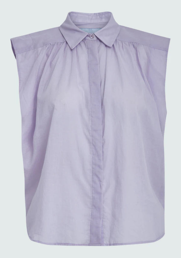 Pastel Lilac sleeveless shirt by Minus
