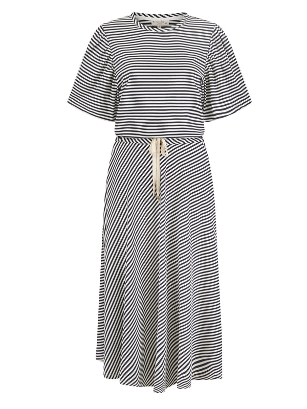 Nooki Frith Dress (navy Stripe)