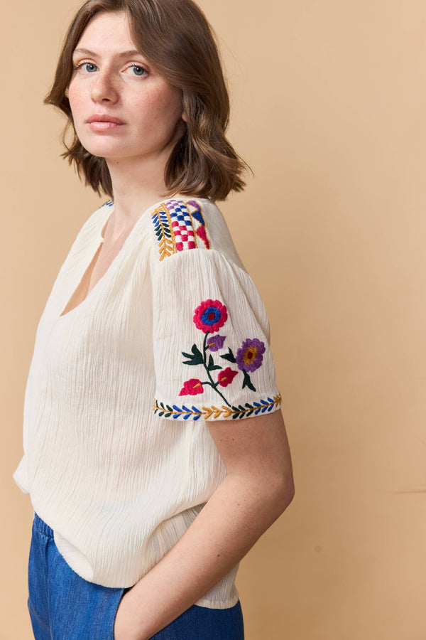 Louizon embroidered blouse