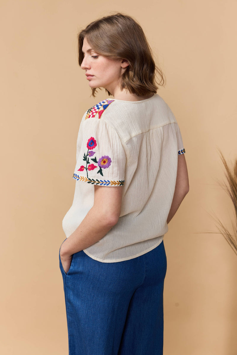 Louizon embroidered blouse