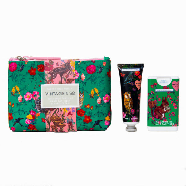 Natalie Lete Forest Folk Cosmetic Pouch (with Hand Cream & Hand Sanitiser)