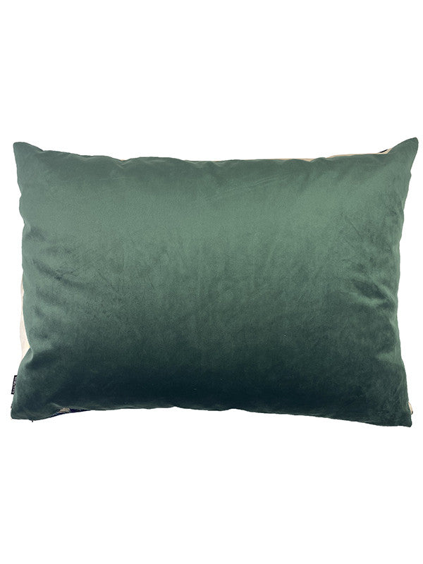Green Palms Velvet Cushion (Large)