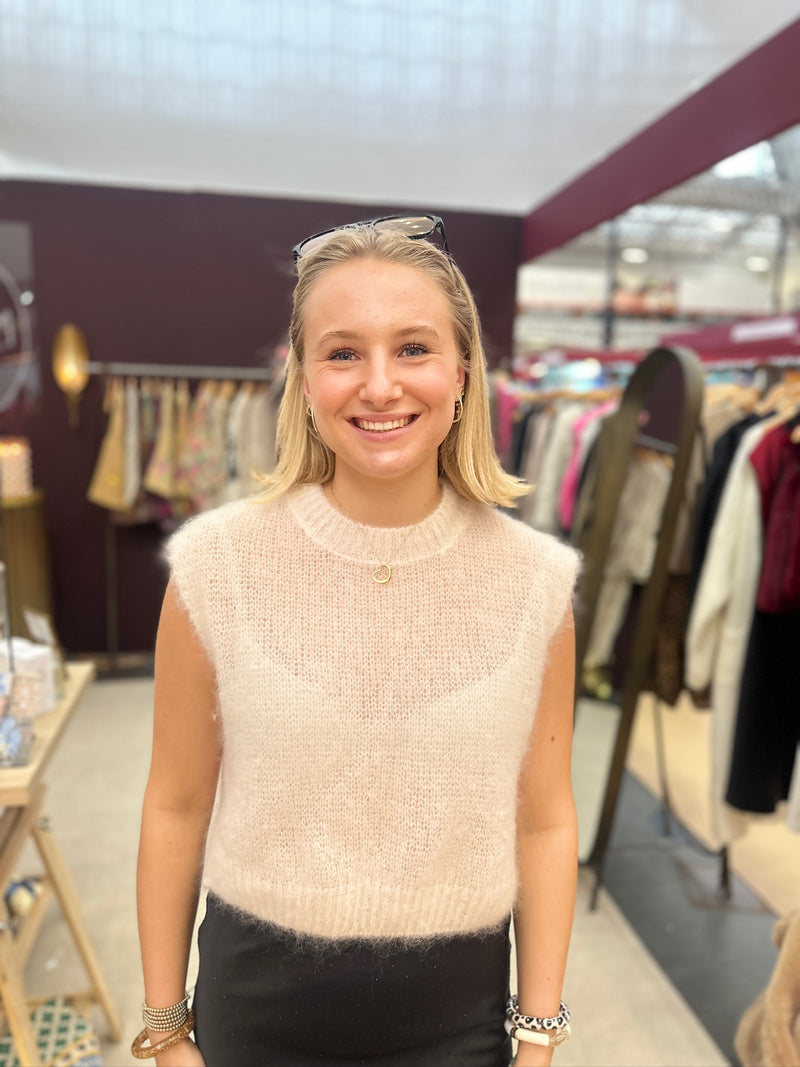 Kid Mohair Tank (Pannacotta)