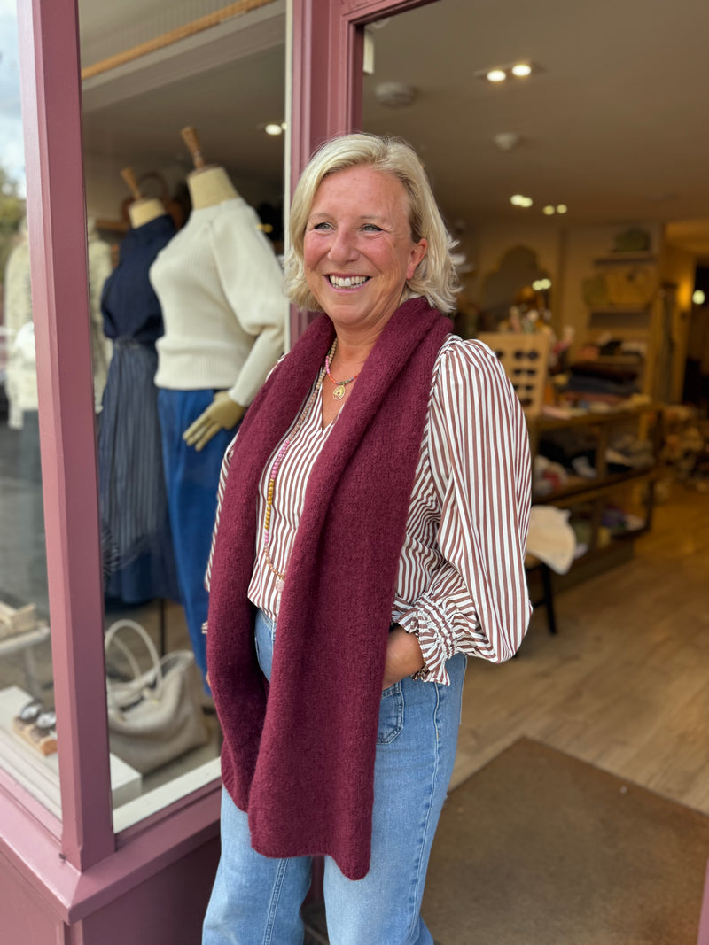 Levete Room Scarf (Bordeaux)