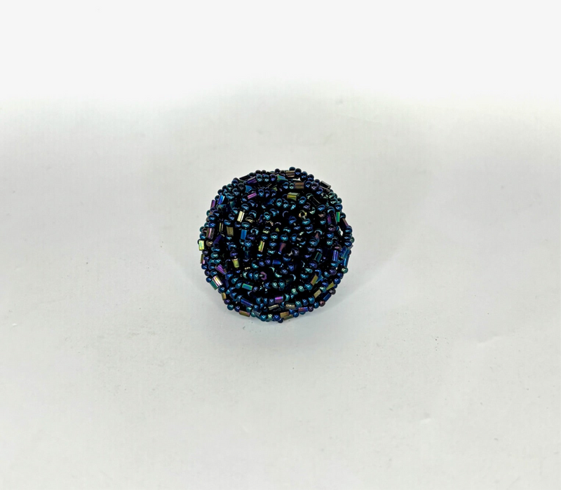 Handmade Beaded Statement Ring (Staple colours)