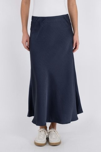 Neo Noir Bovary Skirt (Midnight Blue)