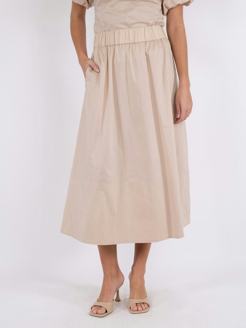 Neo Noir Yara Poplin Skirt