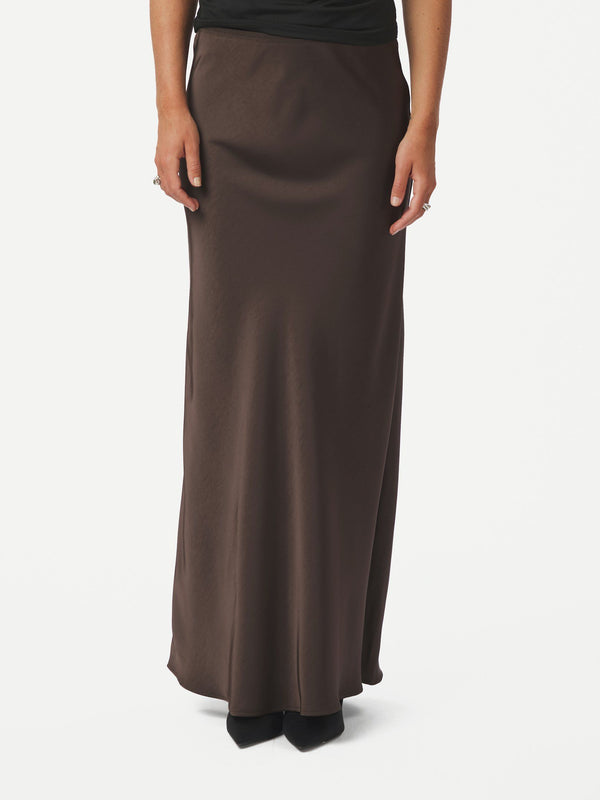 Neo Noir Vicky Skirt (Dark Brown)