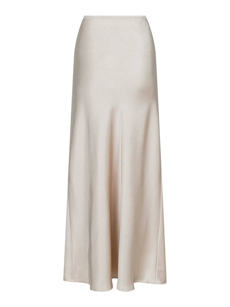 Neo Noir Vicky Heavy Sateen Skirt (Champagne)