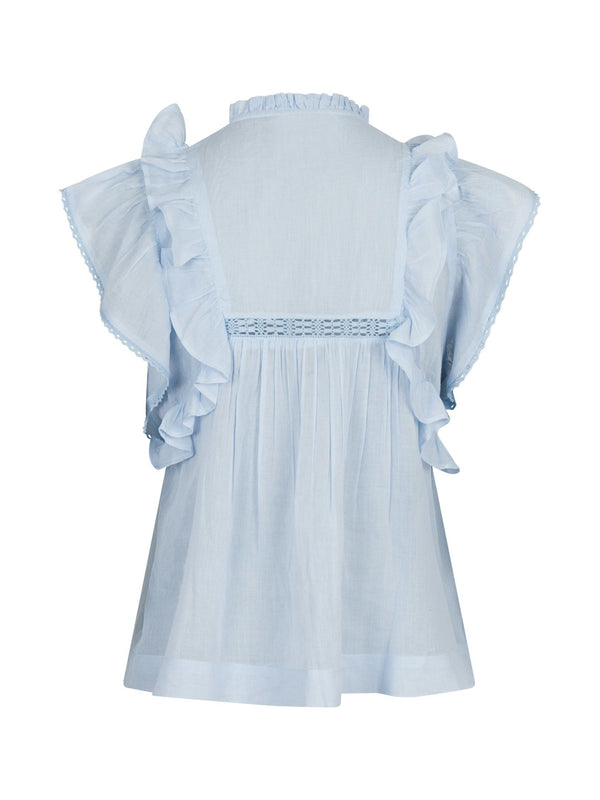 Neo Noir Jayla blouse (light blue)