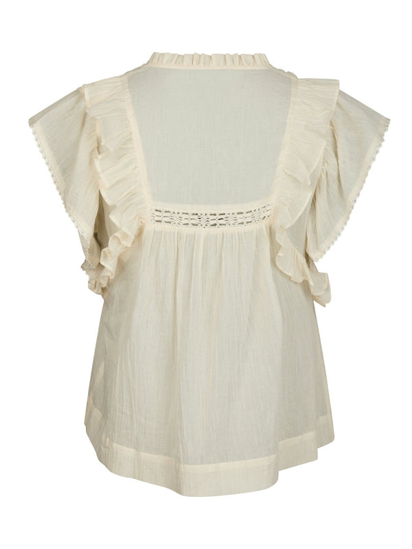 Neo Noir Jayla blouse (light yellow)