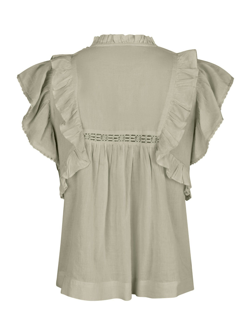 Neo Noir Jayla blouse (smoke green)