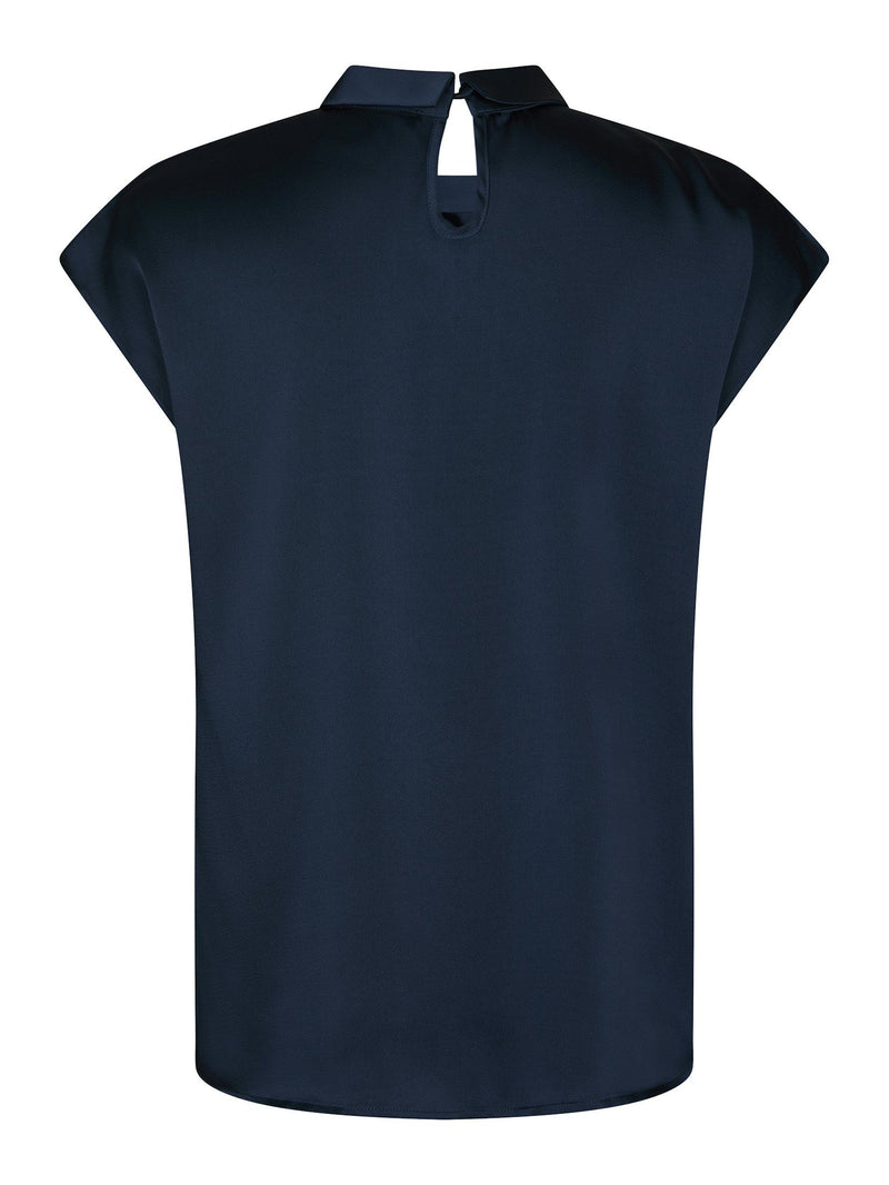 Neo Noir Fleur blouse (Navy)