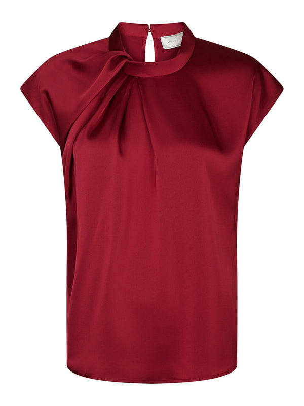 Neo Noir Fleur blouse (Wine)