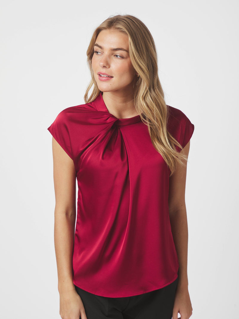 Neo Noir Fleur blouse (Wine)