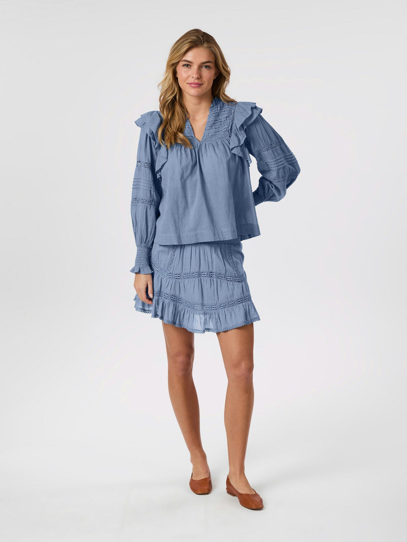 Neo Noir Robby skirt (smoke blue)