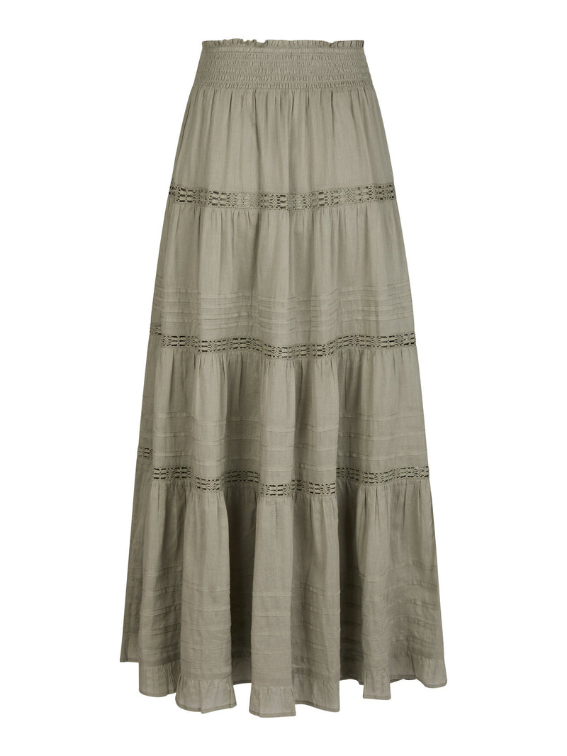Neo Noir Felicia Skirt (smoke green)