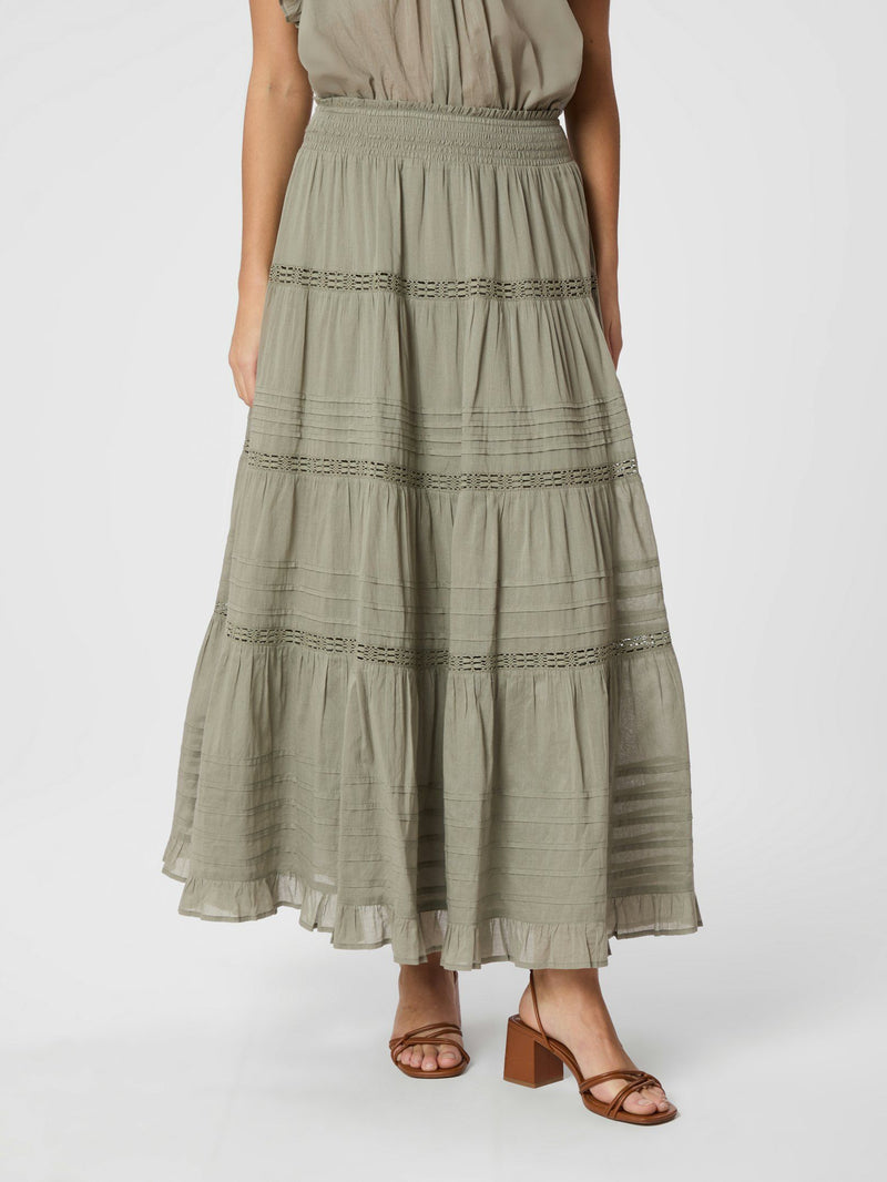Neo Noir Felicia Skirt (smoke green)