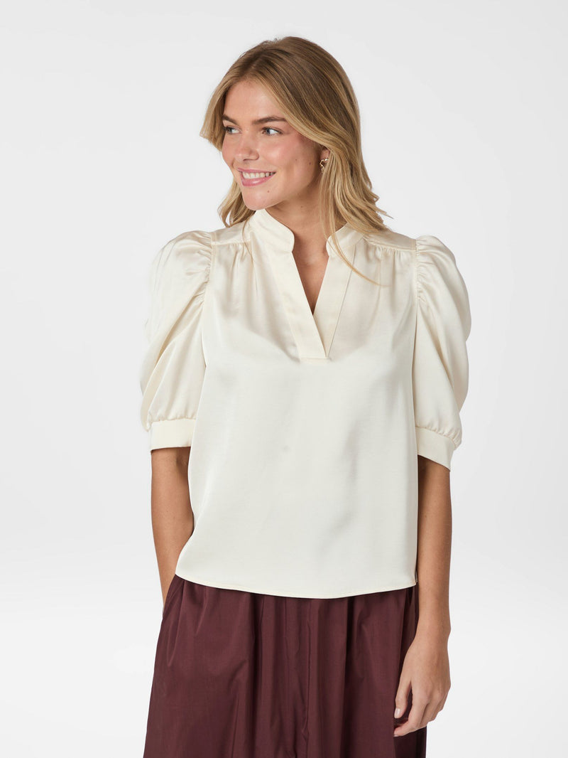 Neo Noir Roella blouse (Pearl)