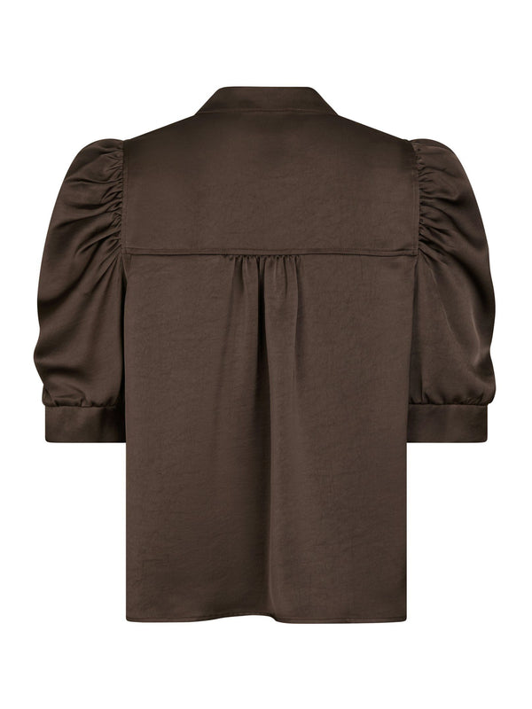 Neo Noir Roella blouse (dark brown)