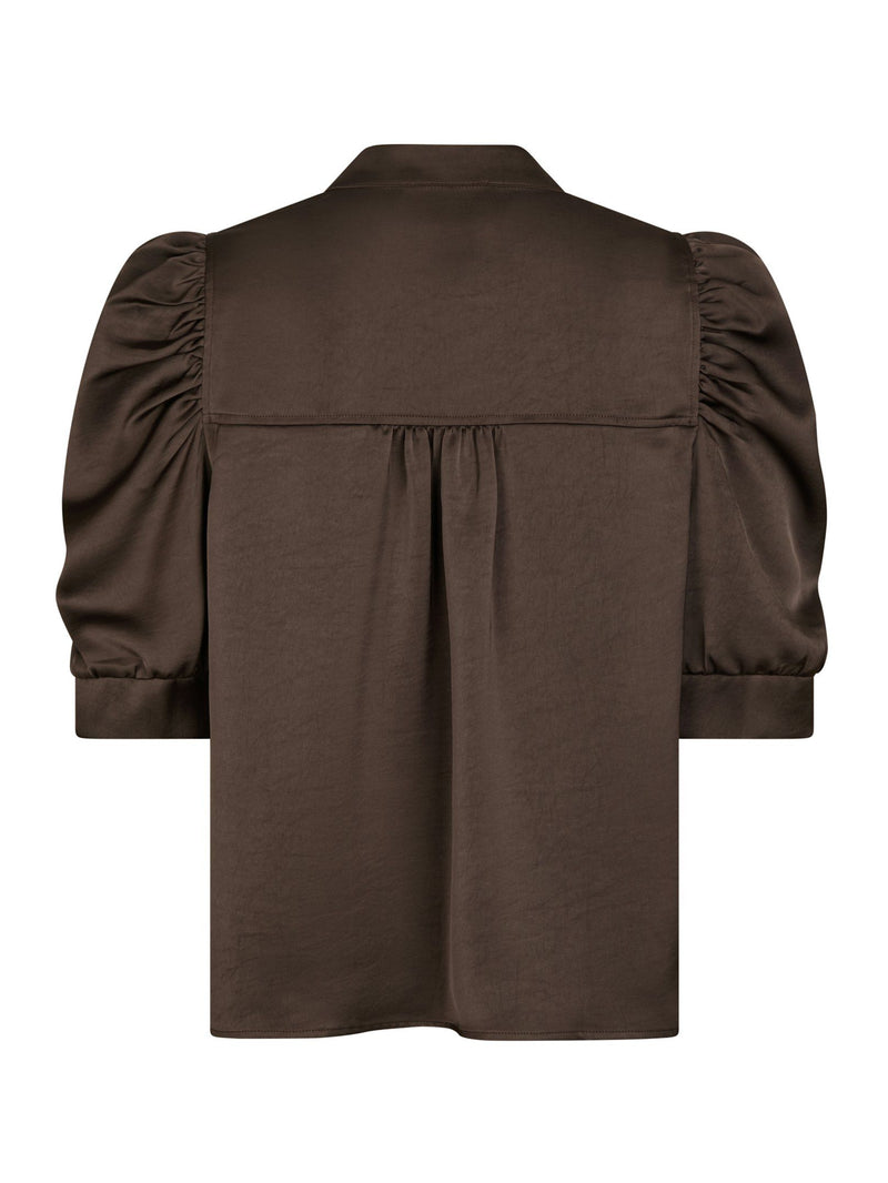 Neo Noir Roella blouse (dark brown)