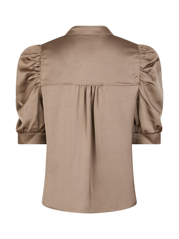Neo Noir Roella blouse (dark taupe)
