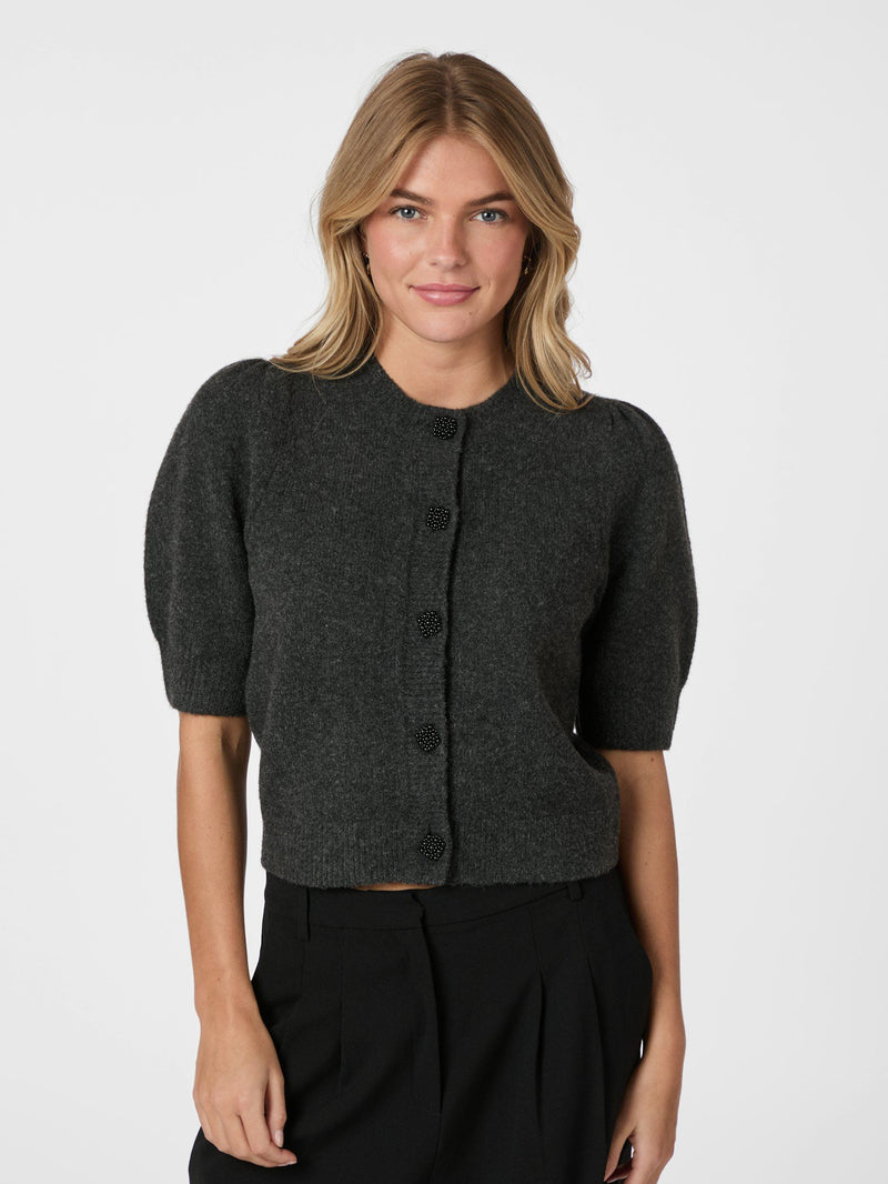 Neo Noir Trudy Cardigan (Anthracite)