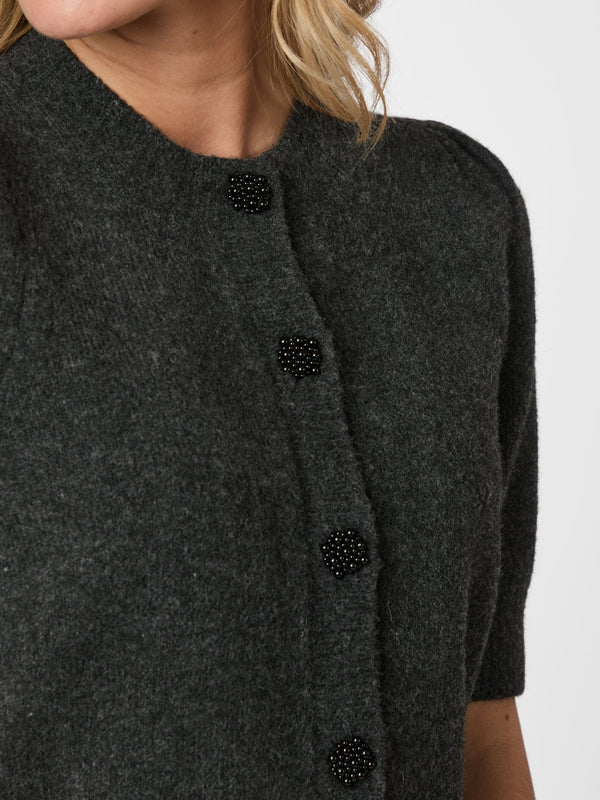 Neo Noir Trudy Cardigan (Anthracite)