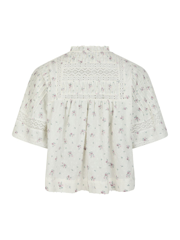 Neo Noir Siama Dobby Flower Blouse