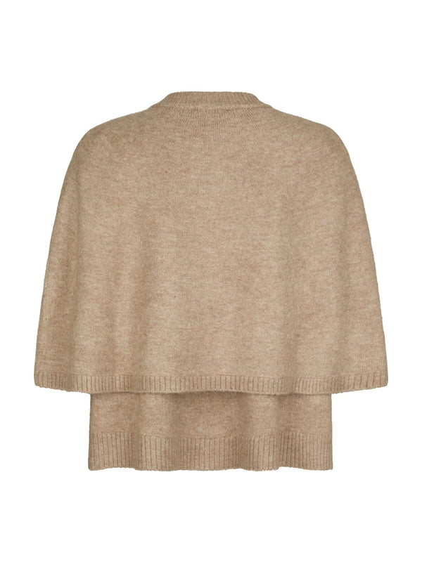 Neo Noir Josei Knitted Cape