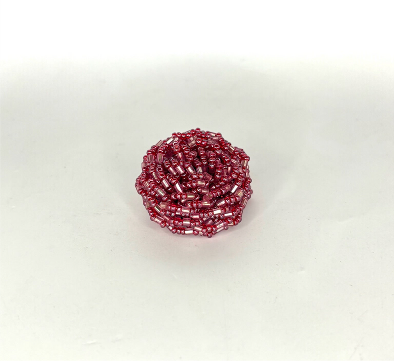Handmade Beaded Statement Ring (Staple colours)
