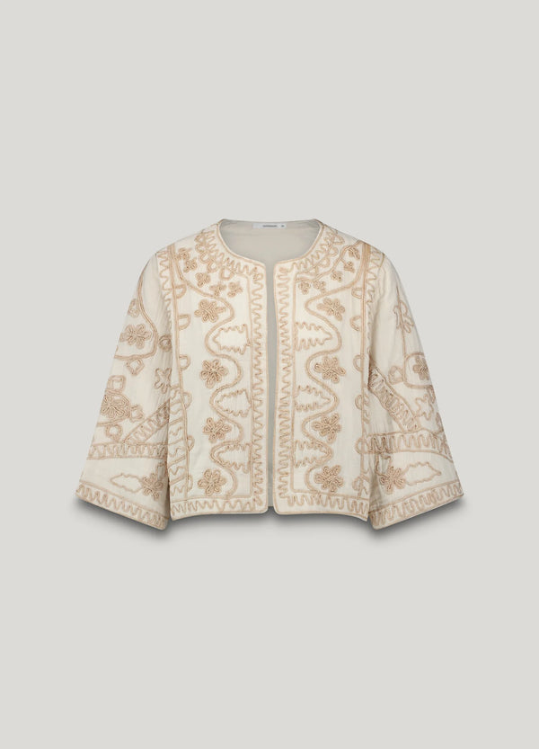 Summum Woman gold embroidered jacket