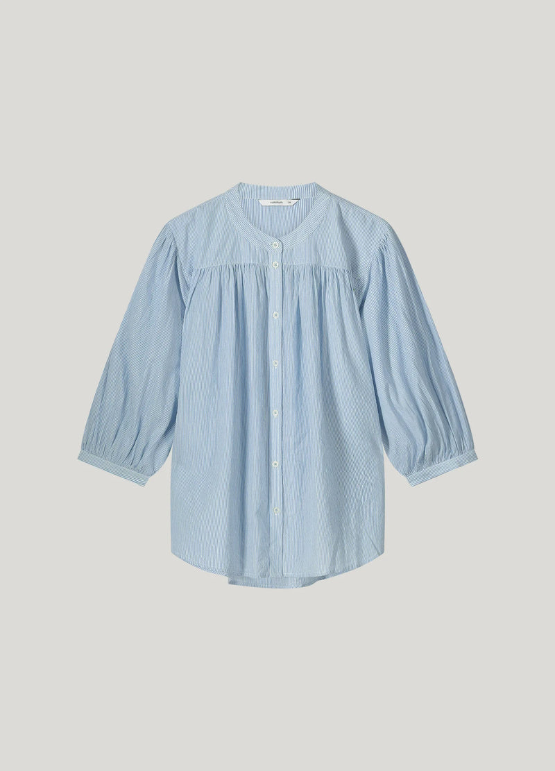 Summum Woman blue stripe shirt