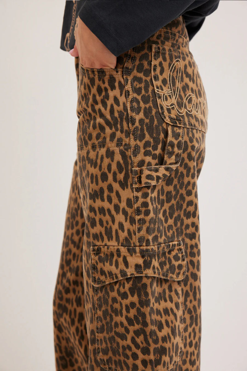 Damson Madder Dion Jean Leopard Cargo