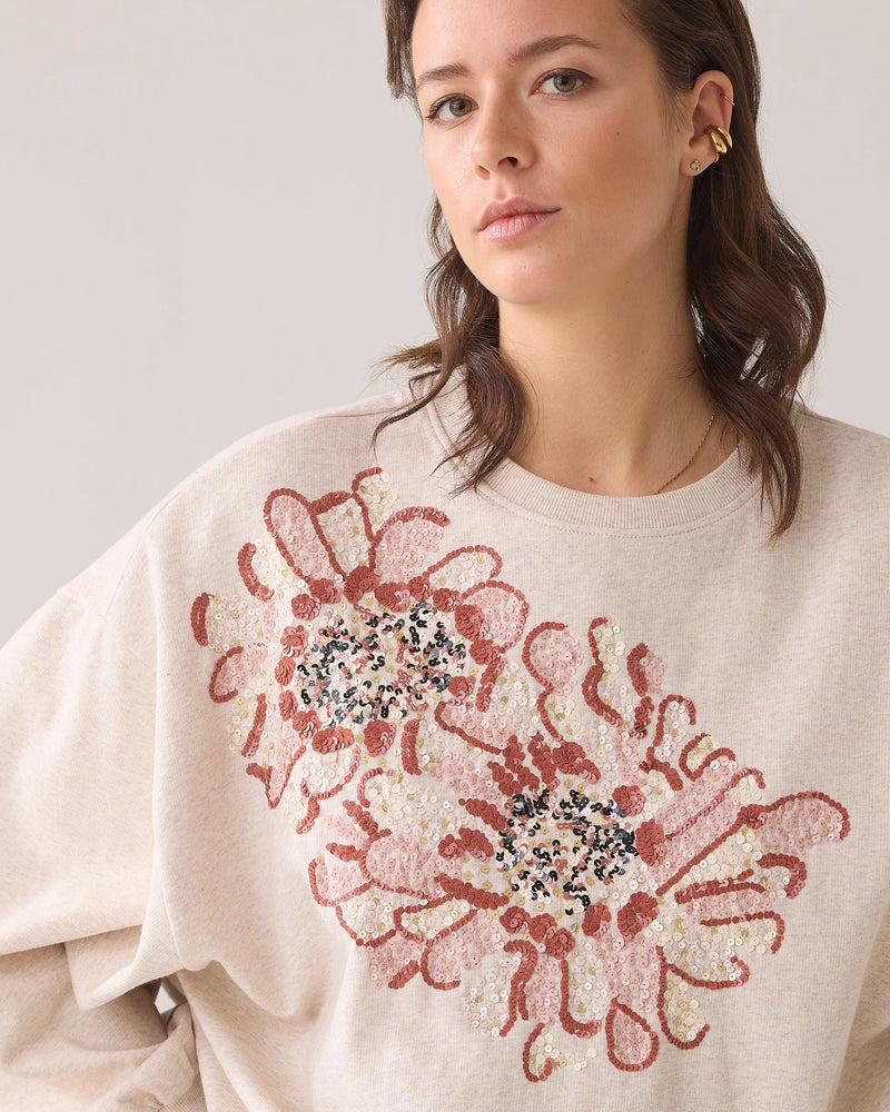 Summum Woman Sequin Sweatshirt