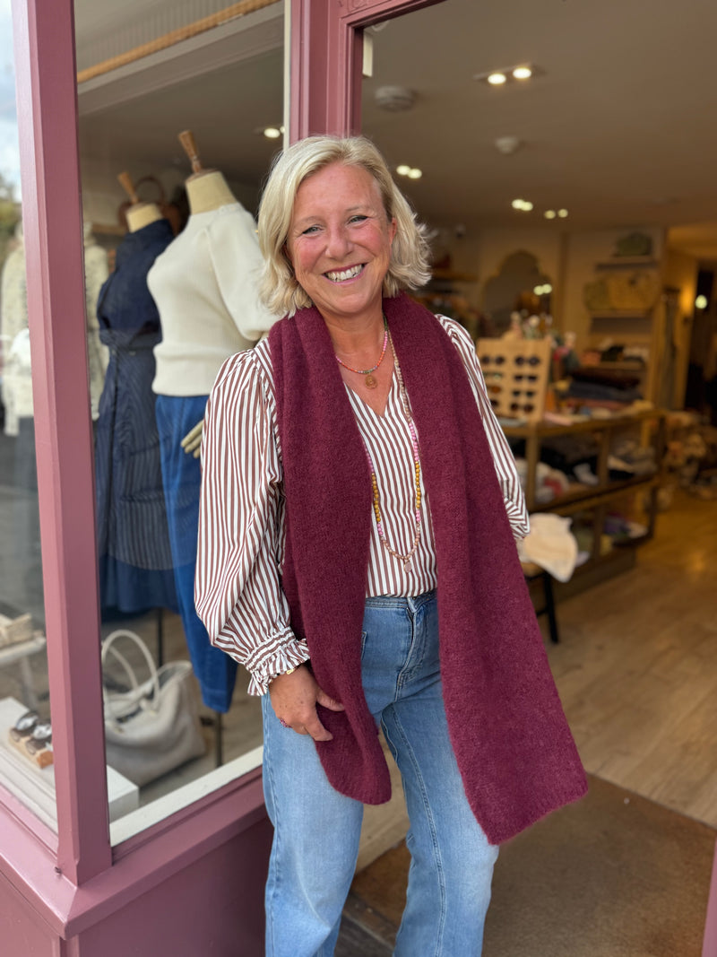 Levete Room Scarf (Bordeaux)