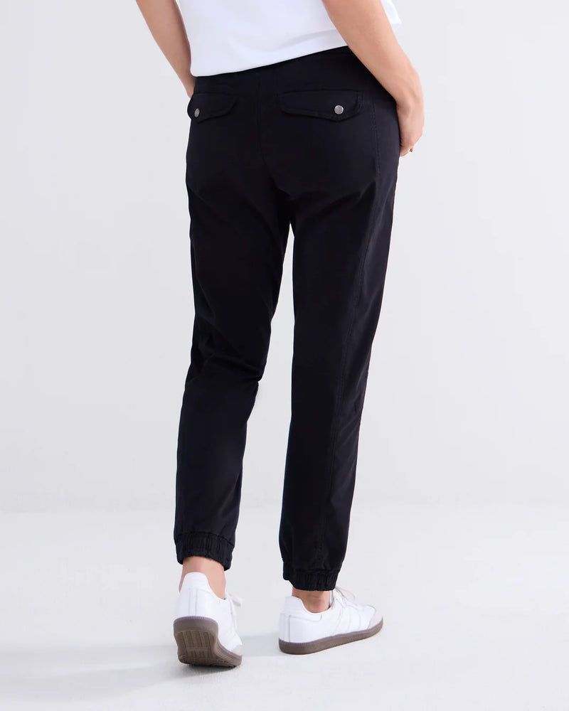 Black jogger style trousers hotsell