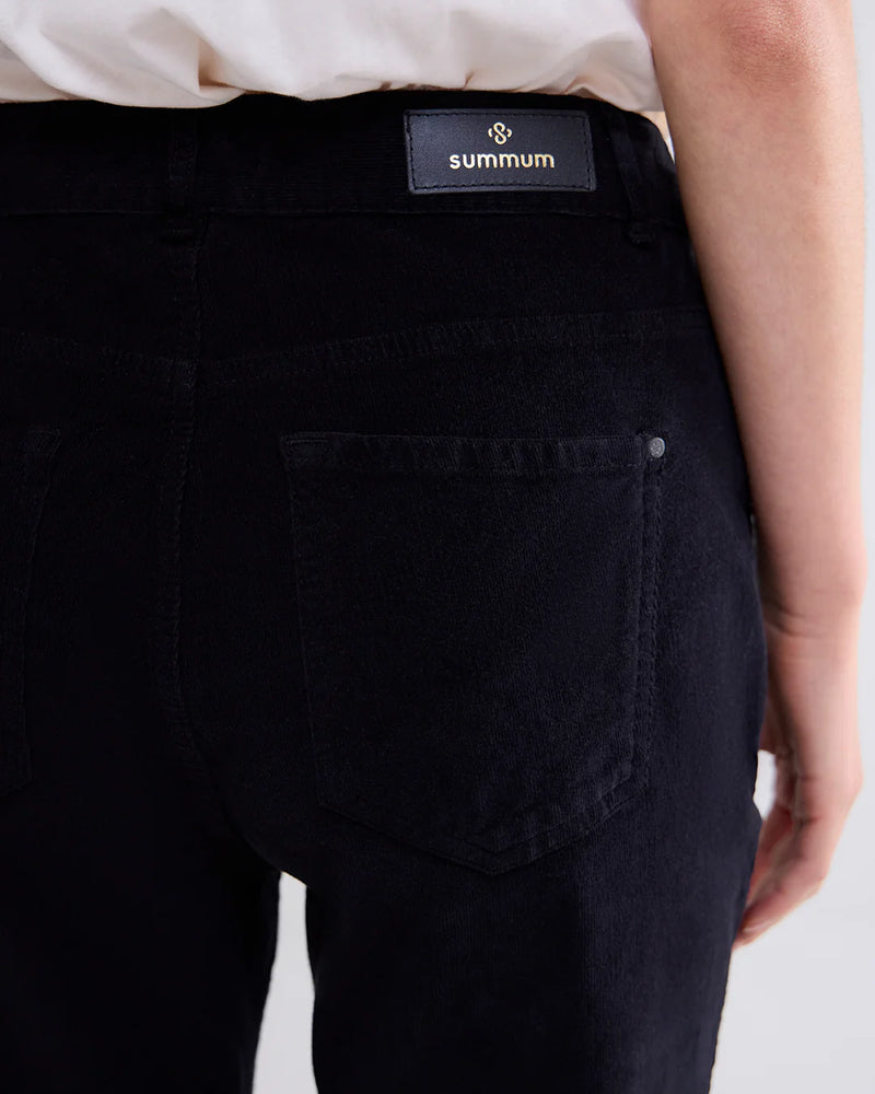 Summum Woman Black cord trousers