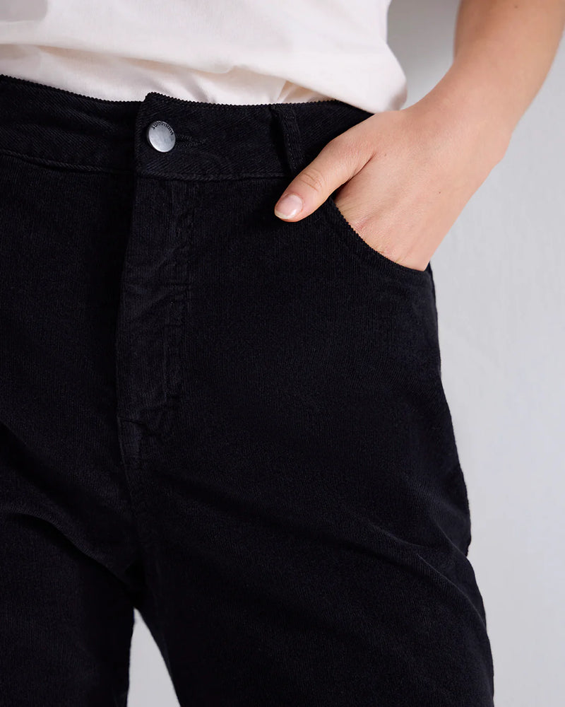 Summum Woman Black cord trousers