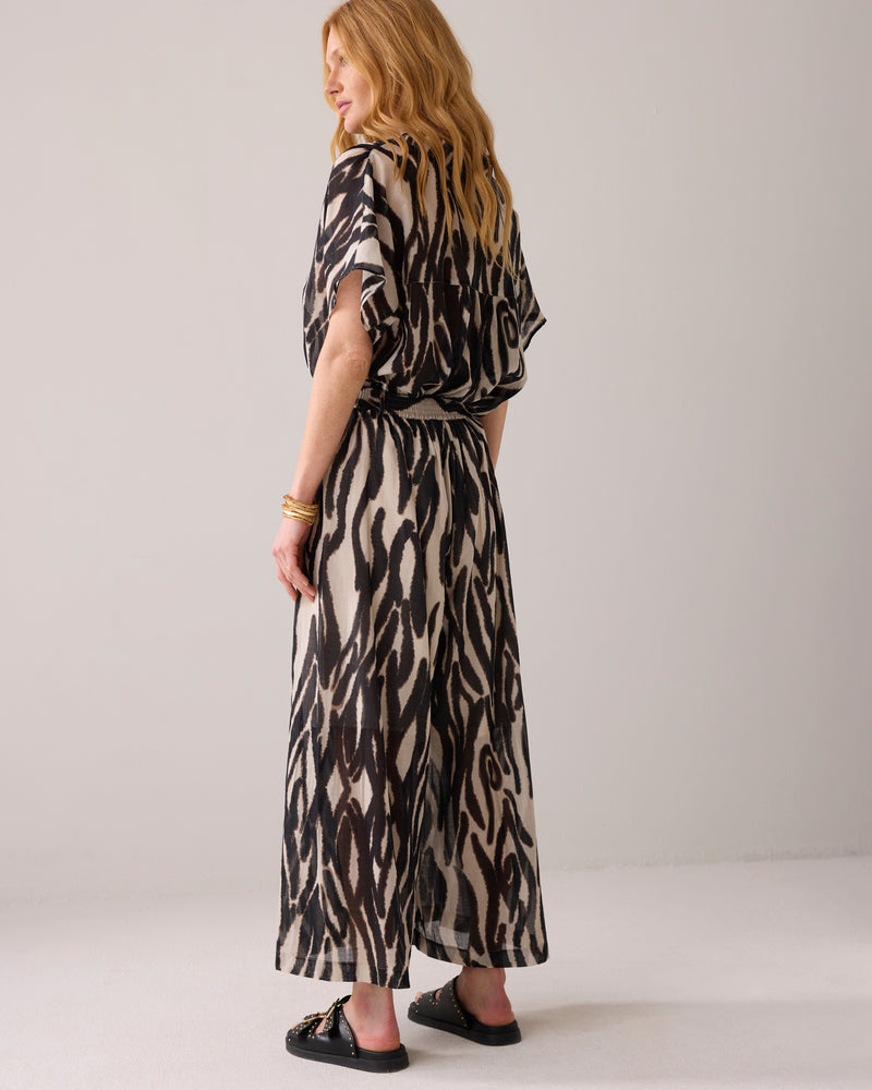 Summum Woman Zebra print trousers