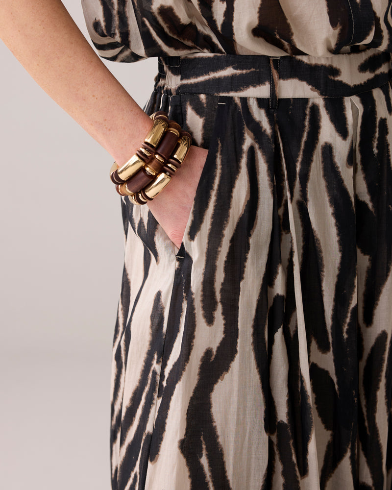 Summum Woman Zebra print trousers