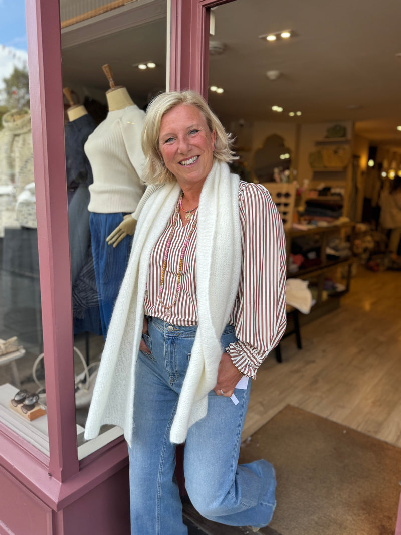 Levete Room Scarf (Cream)