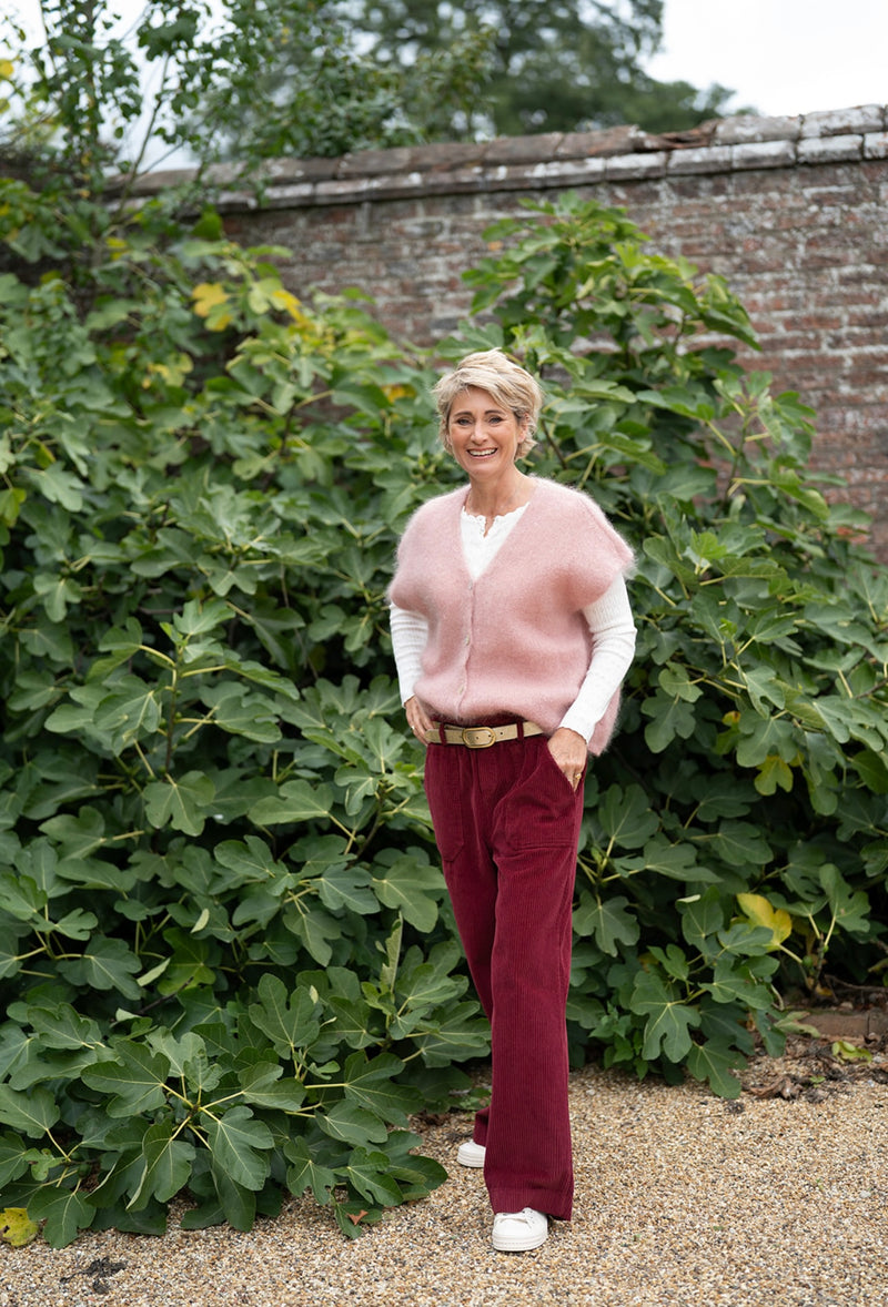 Burgundy Corduroy Jeans