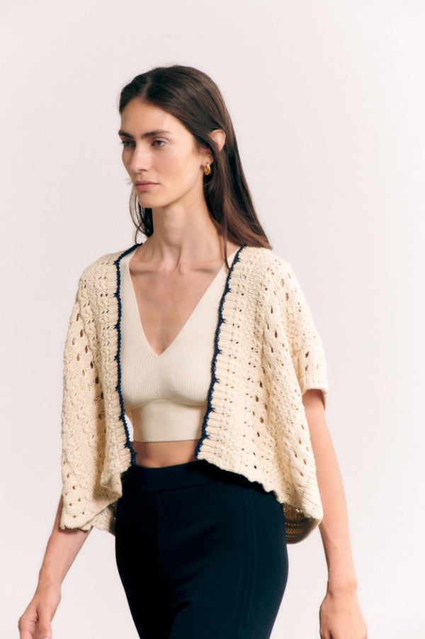 Sita Murt crochet effect wasitcoat