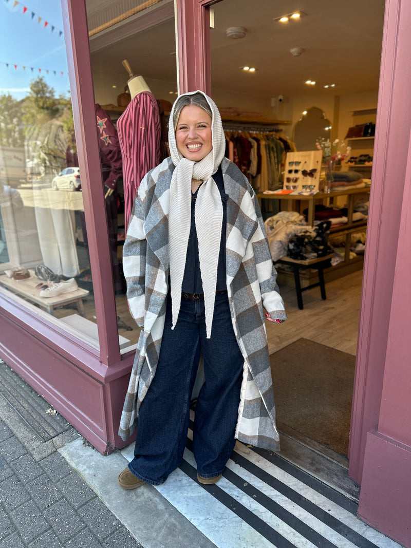 Hooded Scarf (beige)