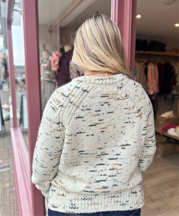 Maison Anje Cream Speckle Knit