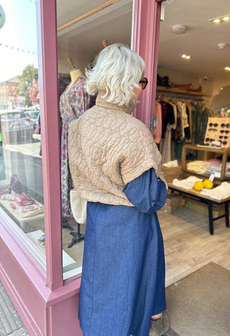 Edie Quilted Gilet (brown)