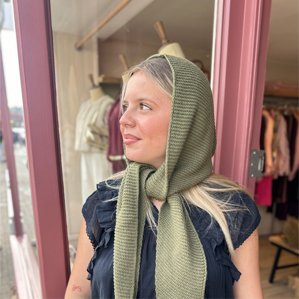Hooded Scarf (Khaki)
